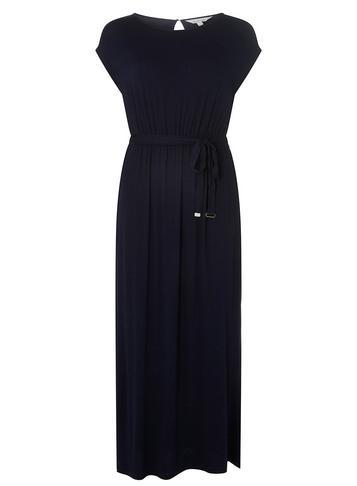 Dorothy Perkins Petite Navy Plain Maxi Dress