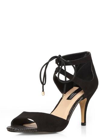 Dorothy Perkins Black 'sapphire' Lace Up Sandals