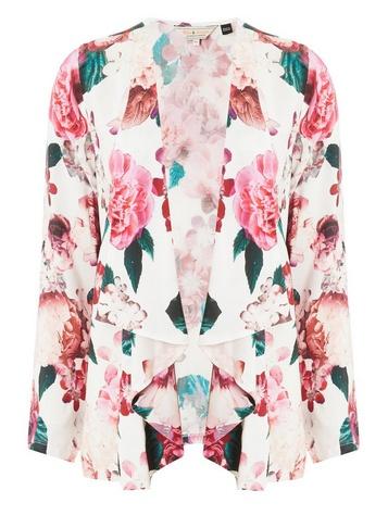 *billie & Blossom Ivory Waterfall Jacket