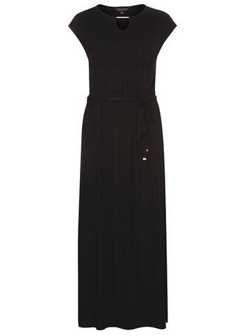Dorothy Perkins Black Gold Bar Maxi Dress