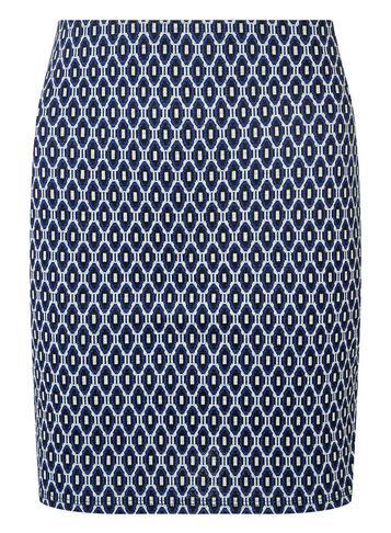 Dorothy Perkins Cobalt Zig Zag Mini Skirt