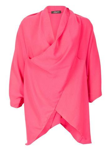 Dorothy Perkins *feverfish Cerise Twist Front Jacket