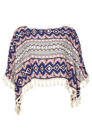 Dorothy Perkins *izabel London Multi Pink Poncho Top