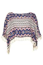 Dorothy Perkins *izabel London Multi Pink Poncho Top
