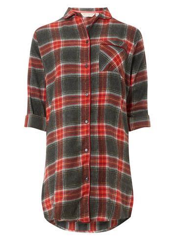 Dorothy Perkins Red Check Night Shirt