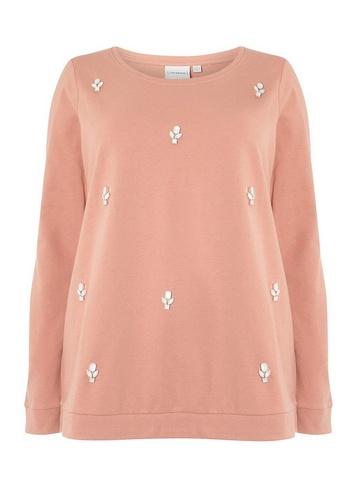 *juna Rose Pink Pearl Sweatshirt