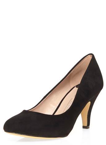 Dorothy Perkins Black 'wilamina' Wide Court Shoes