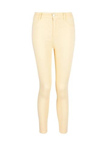 Dorothy Perkins Petite Lemon Frankie Super Skinny Ankle Grazer Jeans