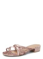 Dorothy Perkins Wide Fit Blush 'fox' Mules