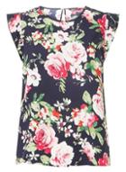 Dorothy Perkins *only Multi Coloured Floral Print Top