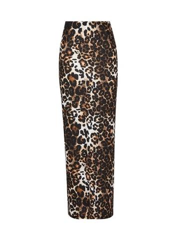 Dorothy Perkins Multi Colour Animal Print Maxi Skirt