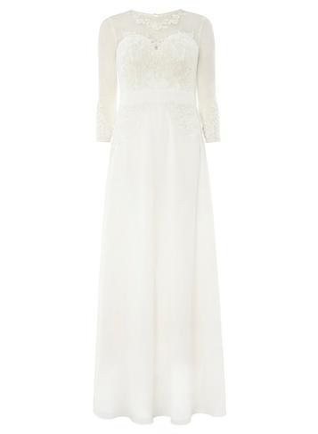 Dorothy Perkins *showcase White Bridal 'meredith' Maxi Dress