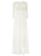 Dorothy Perkins *showcase White Bridal 'meredith' Maxi Dress