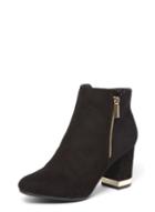 Dorothy Perkins Black 'agatha' Gold Trim Boots