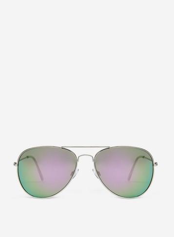 Dorothy Perkins Silver Aviator Sunglasses