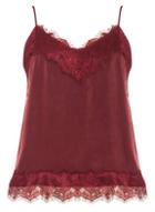 Dorothy Perkins *vila Fig Lace Trim Camisole Top