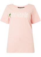 Dorothy Perkins Dp Curve Pink Havana Motif T-shirt