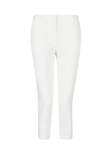 Dorothy Perkins Petite Ivory Naples Ankle Grazer Trousers