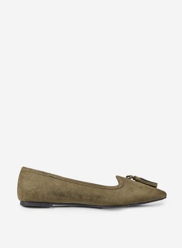 Dorothy Perkins Khaki Pimlico Pumps