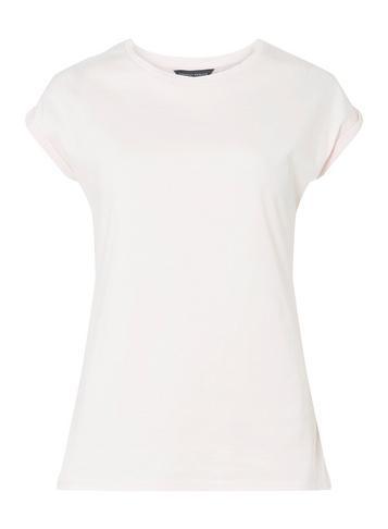 Dorothy Perkins *tall Blush Roll Sleeve T-shirt