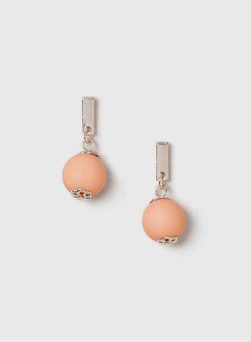 Dorothy Perkins Pink Ball Drop Earrings