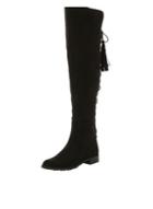 Dorothy Perkins *london Rebel Suedette Over The Knee Boots