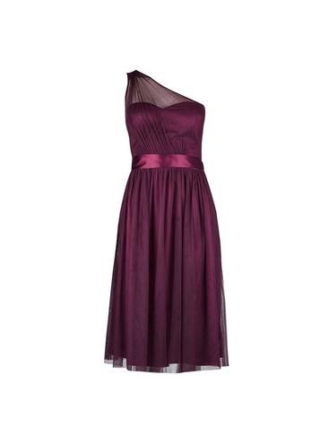 *showcase Petite Oxblood Wendal Midi Dress