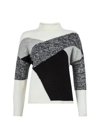 Dorothy Perkins Multicolour Block Pattern Knitted Jumper