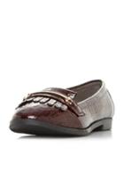 Dorothy Perkins *head Over Heels By Dune Brown Goldiie Ladies Flat Shoes