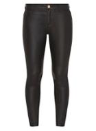 Dorothy Perkins Petite Coated Black 'frankie' Jeggings