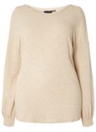Dorothy Perkins Dp Curve Beige Batwing Soft Touch Top