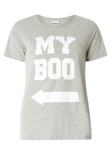 Dorothy Perkins *noisy May Grey 'my Boo' T-shirt