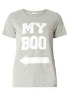 Dorothy Perkins *noisy May Grey 'my Boo' T-shirt
