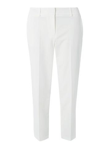 Dorothy Perkins Ivory Split Hem Ankle Grazer Trousers