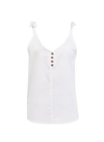 Dorothy Perkins Ivory Button Camisole Top