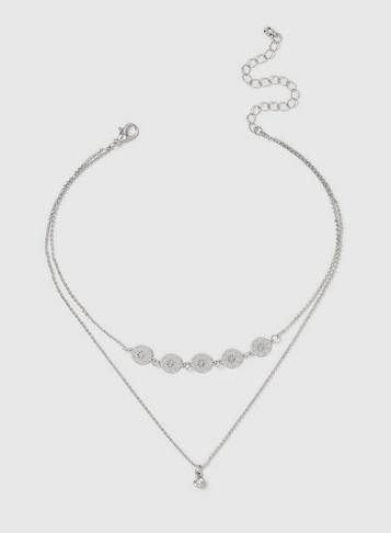 Dorothy Perkins Silver Filli Choker