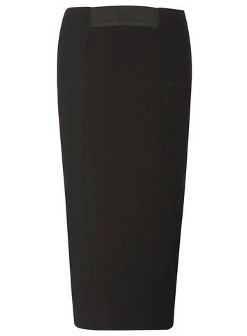 Dorothy Perkins *tall Black Ponte Pencil Skirt
