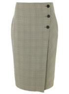 Dorothy Perkins Grey Check Pencil Skirt