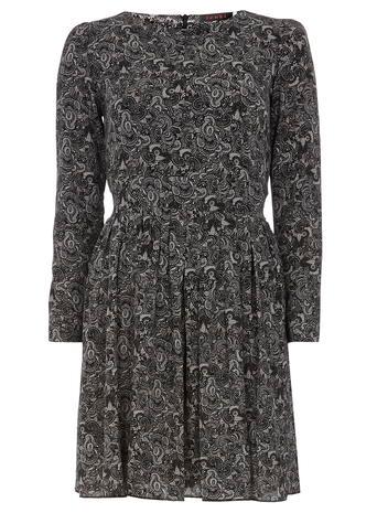 Dorothy Perkins *closet Black Patterened Dress