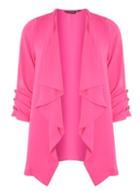 Dorothy Perkins Pink Waterfall Button Jacket
