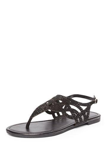 Dorothy Perkins Black 'ferdie' Toepost Sandals