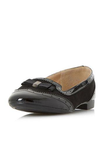 Dorothy Perkins *head Over Heels By Dune Black 'graicee' Loafers