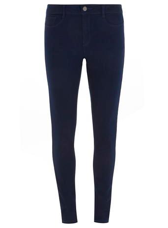Dorothy Perkins Deep Blue 'bailey' Ultra Stretch Skinny Jeans