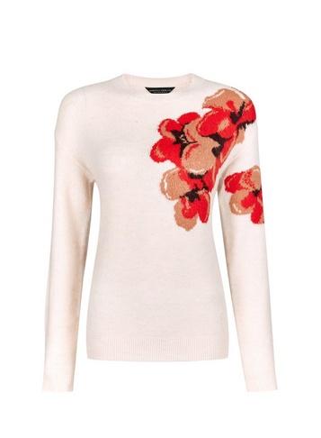 Dorothy Perkins Blush Floral Jacquard Jumper