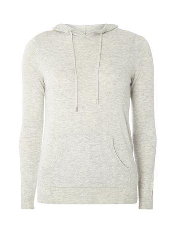 Dorothy Perkins Grey Hooded Jumper