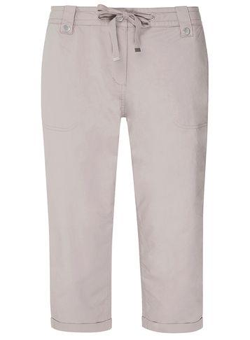 Dorothy Perkins Mink Poplin Cropped Shorts