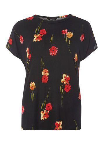 Dorothy Perkins Black Floral T-shirt