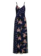 Dorothy Perkins *little Mistress Multi Coloured Chiffon Maxi Dress
