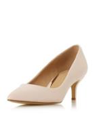 *head Over Heels By Dune Nude 'annabel' Heeled Court Shoes