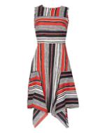 Dorothy Perkins *izabel London Muliticolour Striped Skater Dress